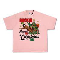 Salmon rockin around the christmas tree Urban Heavy Tee - MaliasSmallBusiness