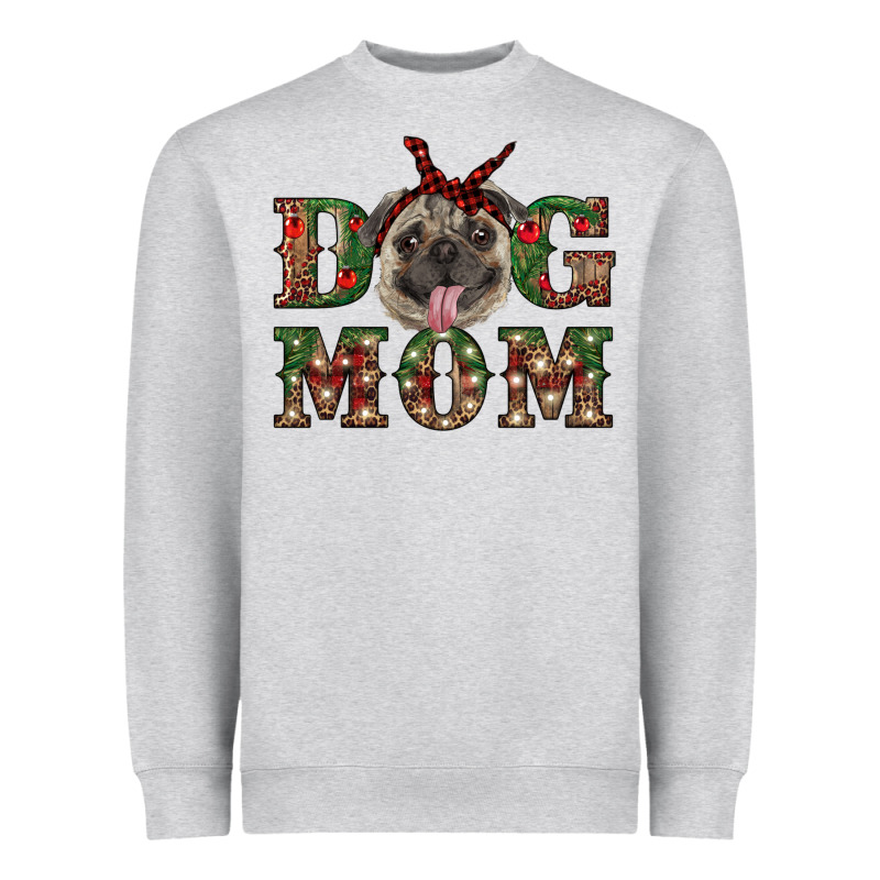 Christmas Dog Mom Heavyweight Sweatshirt by RanaPortraitStore | Teevron