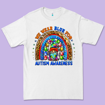 Autism Awareness Gnomes Premium Tee Designed By Barkaloodesign