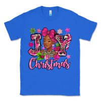 True Royal pink christmas joy black woman Classic Tee - MaliasSmallBusiness