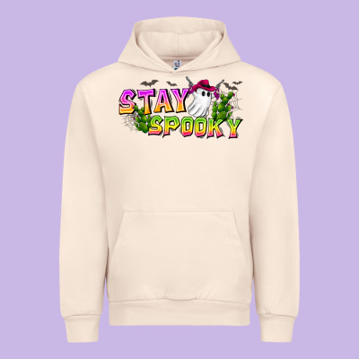 Stay Spooky Urban Hoodie Designed By Cowhidedigitalart