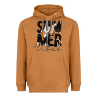 Meerkat Summer Vibes Black White Cowhide Heavyweight Hoodie - CowCowDesign