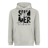 Moon Dust Summer Vibes Black White Cowhide Heavyweight Hoodie - CowCowDesign