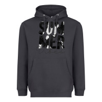 Smoke Summer Vibes Black White Cowhide Heavyweight Hoodie - CowCowDesign