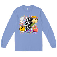 Colony Blue retro teacher Long Sleeve Tee - Artiststas