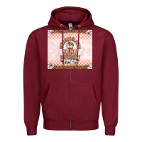 Burgundy Oversimulated mama university Zipper Hoodie - TumblerDesignByShophia
