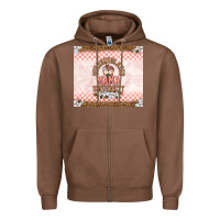 Chestnut Oversimulated mama university Zipper Hoodie - TumblerDesignByShophia