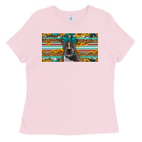 Bubblegum Pink pittbull license plate Ladies Tee - Artiststas