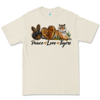 Bone Peace Love Tigers Premium Tee - LillyAllenDesigns