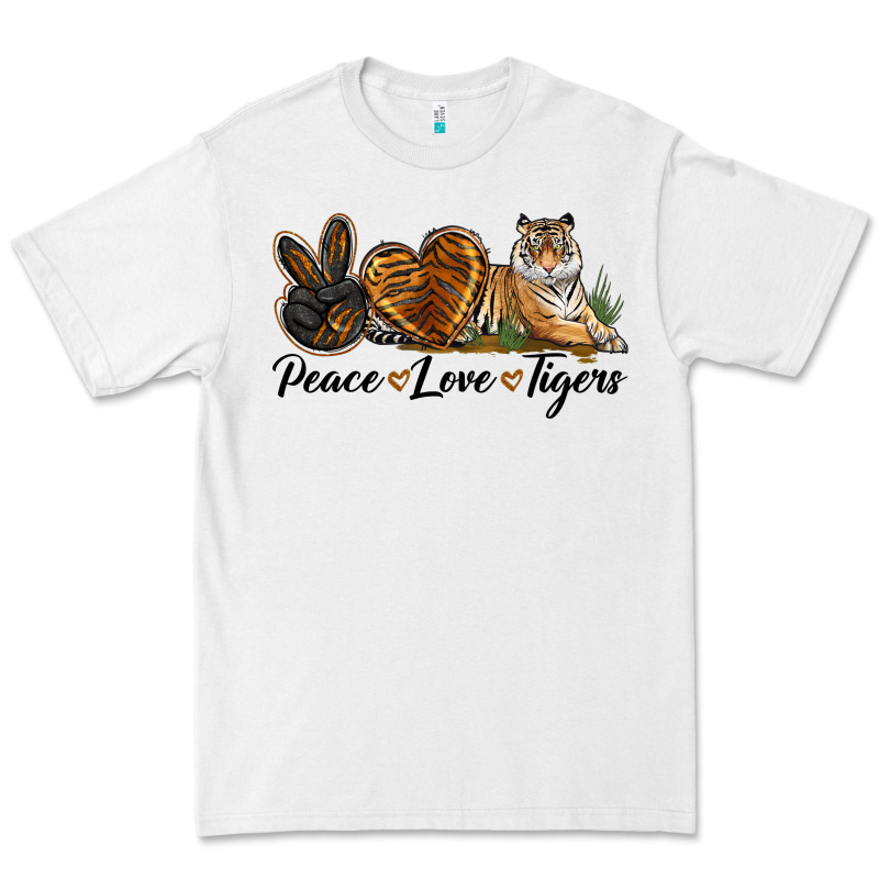 Peace Love Tigers Premium Tee by LillyAllenDesigns | Teevron