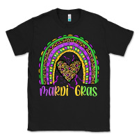 Black mardi gras rainbow Classic Tee - JahusDesignShop