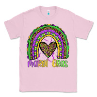 Bubblegum Pink mardi gras rainbow Classic Tee - JahusDesignShop