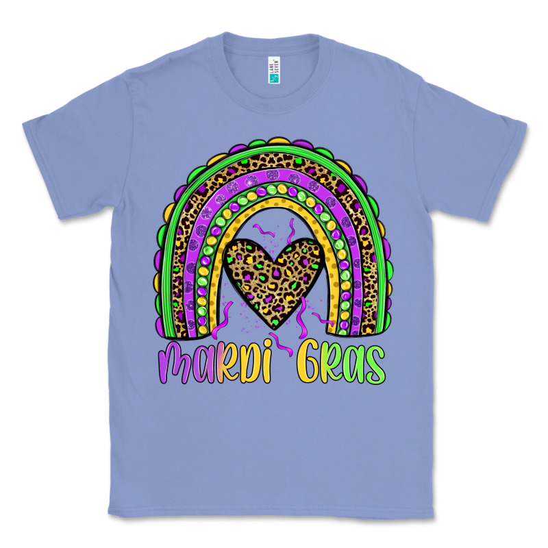 Mardi Gras Rainbow Classic Tee by JahusDesignShop | Teevron