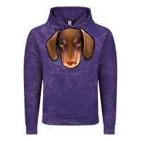 Cloud Purple Dachshund Vintage Hoodie - Jasminsmagicworld