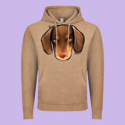 Dachshund Vintage Hoodie Designed By Jasminsmagicworld