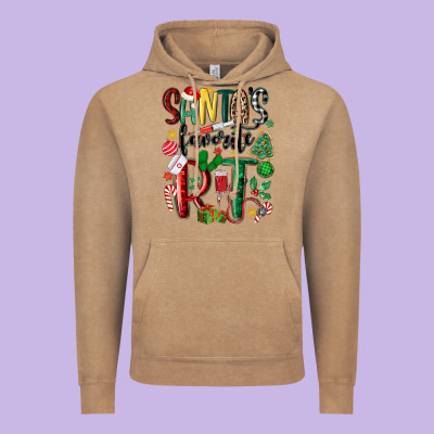 Santas Favorite Rt Nurse Vintage Hoodie Designed By Maliassmallbusiness