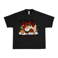 Black We whisk you a Merry Christmas Urban Heavy Tee - NancyCooperArtShop