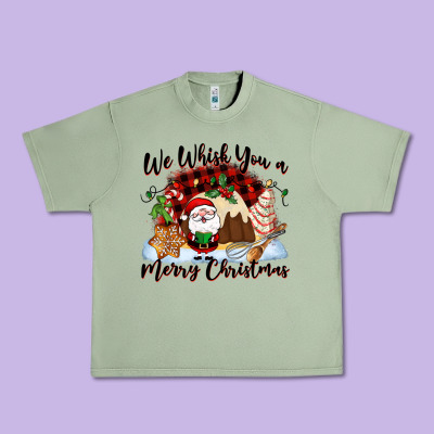 We Whisk You A Merry Christmas Urban Heavy Tee Designed By Nancycooperartshop