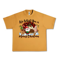 Peanut Butter We whisk you a Merry Christmas Urban Heavy Tee - NancyCooperArtShop