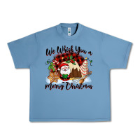 Pebble Blue We whisk you a Merry Christmas Urban Heavy Tee - NancyCooperArtShop