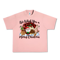 Salmon We whisk you a Merry Christmas Urban Heavy Tee - NancyCooperArtShop