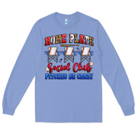 Colony Blue home plate social club pitches be crazy Long Sleeve Tee - Artiststas