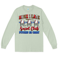 Matcha home plate social club pitches be crazy Long Sleeve Tee - Artiststas
