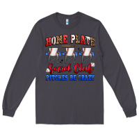 Smoke home plate social club pitches be crazy Long Sleeve Tee - Artiststas