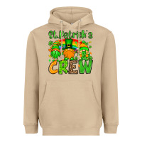 Mushroom St. Patrick's Day crew Heavyweight Hoodie - OliviaCreatesArt