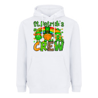 White St. Patrick's Day crew Heavyweight Hoodie - OliviaCreatesArt