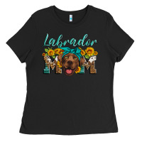 Black labrador mom Ladies Tee - Artiststas