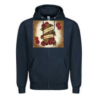 Navy fear is temporary regret is forever Zipper Hoodie - TumblerDesignByShophia
