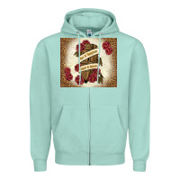 Seafoam fear is temporary regret is forever Zipper Hoodie - TumblerDesignByShophia
