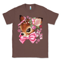 Chestnut reindeer head christmas Classic Tee - MaliasSmallBusiness