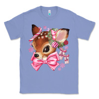 Colony Blue reindeer head christmas Classic Tee - MaliasSmallBusiness