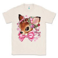 Natural reindeer head christmas Classic Tee - MaliasSmallBusiness