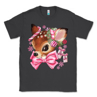 Smoke reindeer head christmas Classic Tee - MaliasSmallBusiness