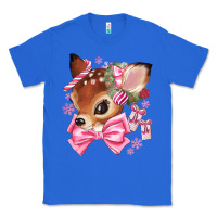 True Royal reindeer head christmas Classic Tee - MaliasSmallBusiness