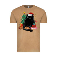 Vintage Camel christmas black cat Vintage Tee - MaliasSmallBusiness
