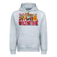 Heather Grey Nach Valentine Urban Hoodie - CowhideDigitalArt