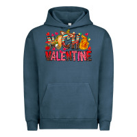 Pigment Midnight Navy Nach Valentine Urban Hoodie - CowhideDigitalArt