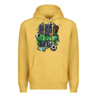 Antique Gold Sorry can't Soccer bye Premium Hoodie - HowdyJamesFarm
