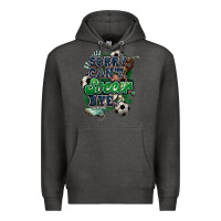 Charcoal Heather Sorry can't Soccer bye Premium Hoodie - HowdyJamesFarm