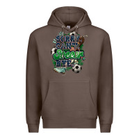 Coffee Sorry can't Soccer bye Premium Hoodie - HowdyJamesFarm