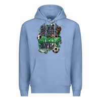 Colony Blue Sorry can't Soccer bye Premium Hoodie - HowdyJamesFarm