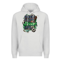 Dove Grey Sorry can't Soccer bye Premium Hoodie - HowdyJamesFarm
