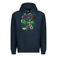 Navy Sorry can't Soccer bye Premium Hoodie - HowdyJamesFarm