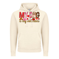 Vintage Artic my dog is my valentine Vintage Hoodie - NancyCooperArtShop
