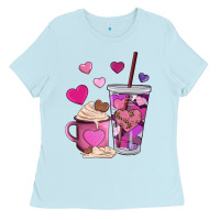 Valentines Day Heart Coffe Ladies Tee | Teevron