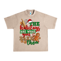 French Oak The holidays are what you bake them Urban Heavy Tee - NancyCooperArtShop